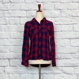 Rails Kendra Red Plaid Button-Down Shirt